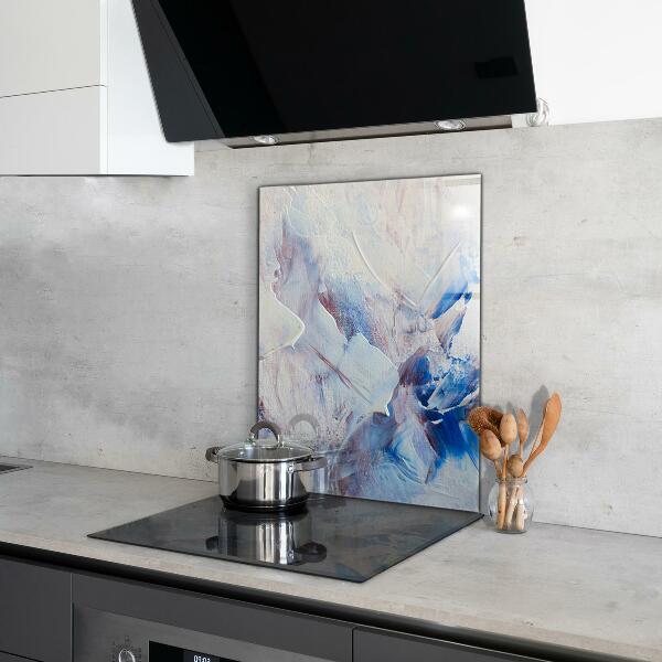 Kitchen splashback Texture paint abstraction