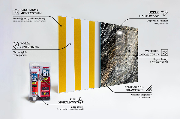 Kitchen splashback Marble granite texture