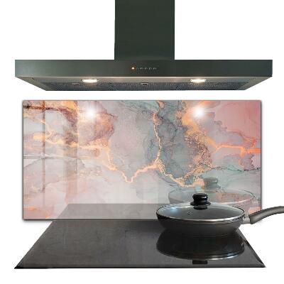Kitchen splashback Marble texture