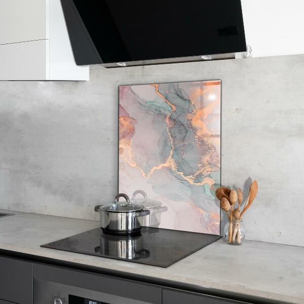 Kitchen splashback Marble texture