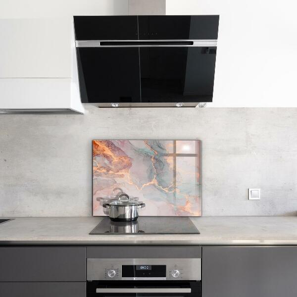 Kitchen splashback Marble texture