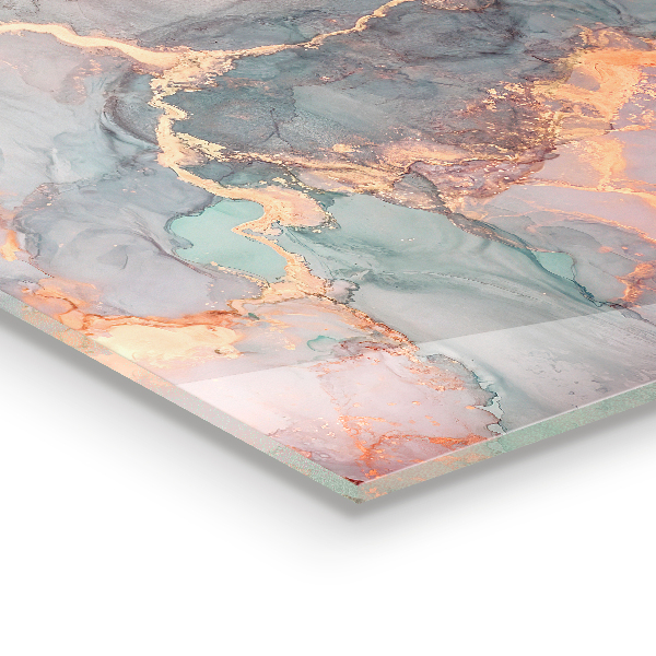 Kitchen splashback Marble texture