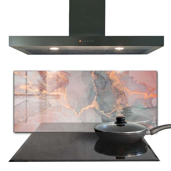 Kitchen splashback Marble texture