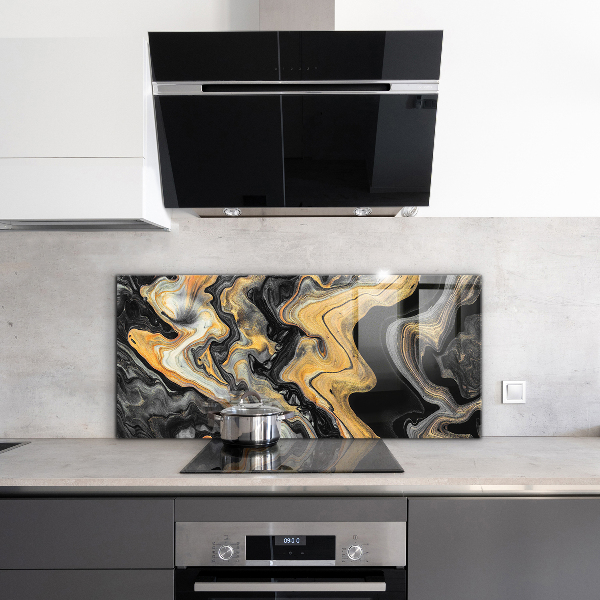 Glass printed splashbacks Marble modern art