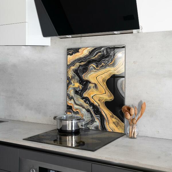 Glass printed splashbacks Marble modern art