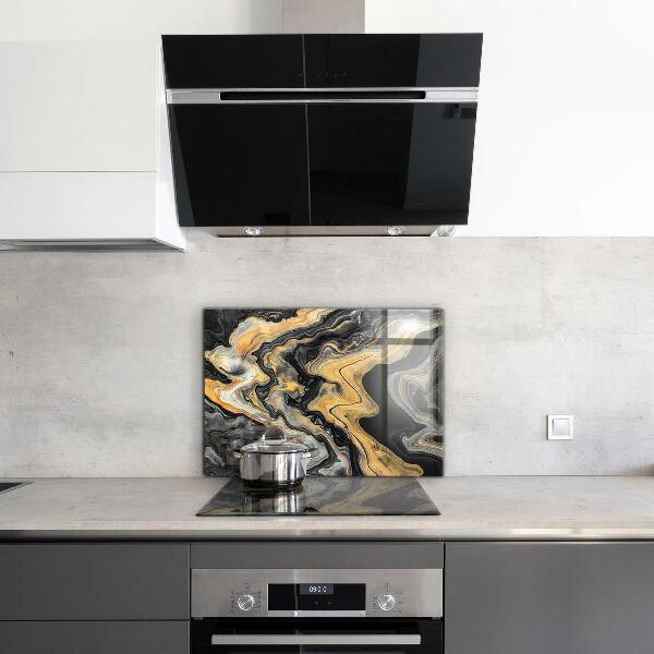 Glass printed splashbacks Marble modern art