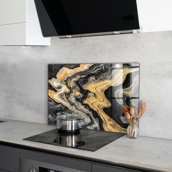 Glass printed splashbacks Marble modern art
