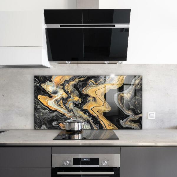 Glass printed splashbacks Marble modern art
