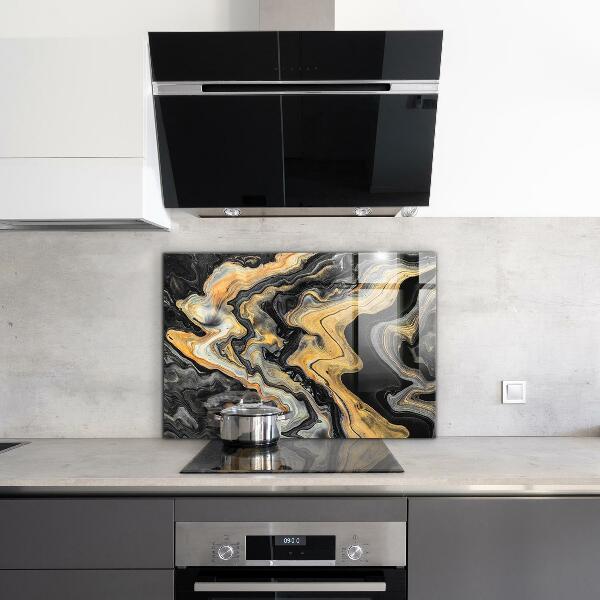Glass printed splashbacks Marble modern art