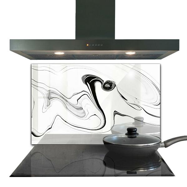 Glass printed splashbacks Monochrome watercolor
