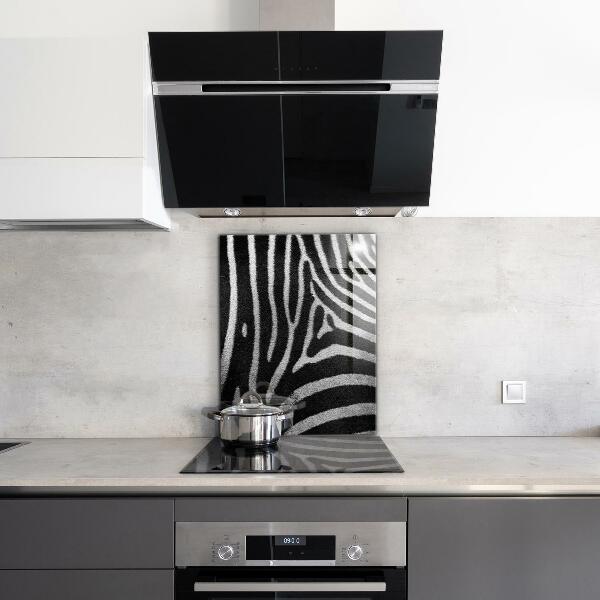 Glass printed splashbacks Zebra skin african ext