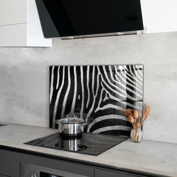 Glass printed splashbacks Zebra skin african ext