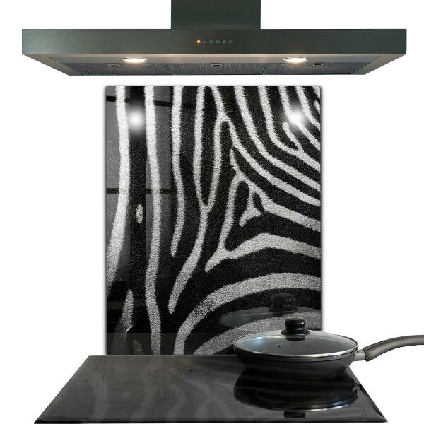 Glass printed splashbacks Zebra skin african ext