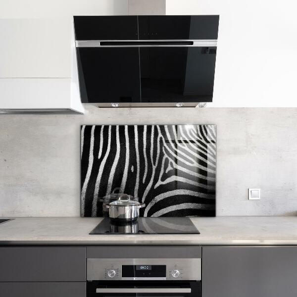 Glass printed splashbacks Zebra skin african ext