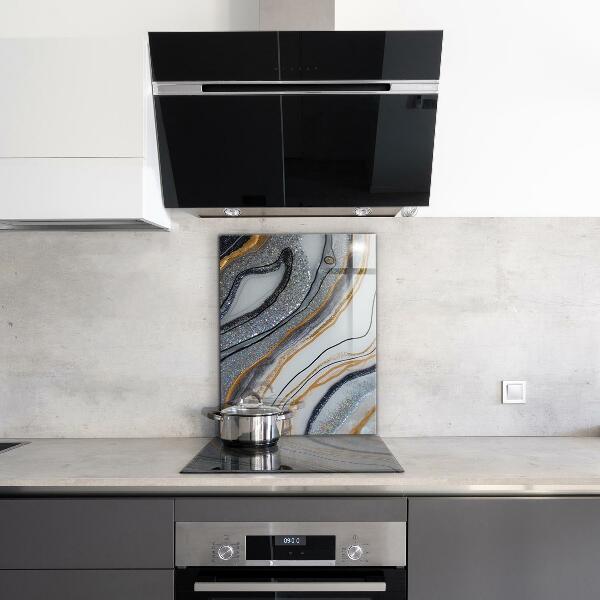 Glass printed splashbacks Marble stone texture