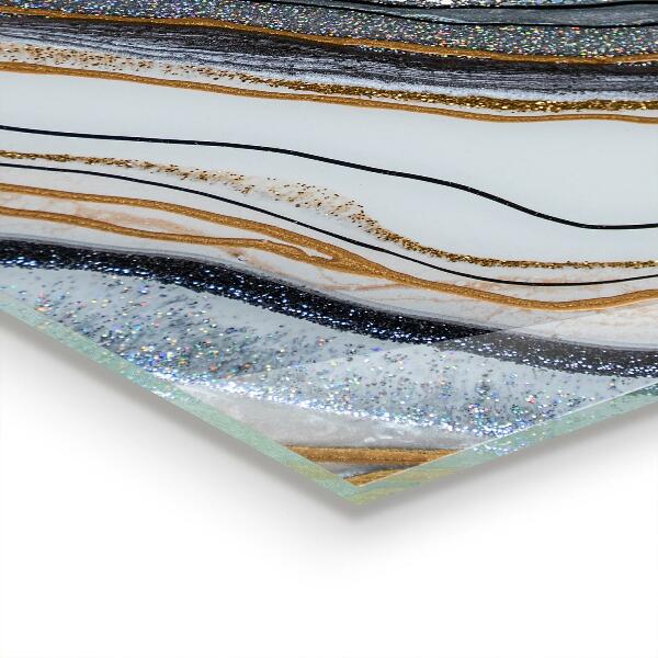 Glass printed splashbacks Marble stone texture