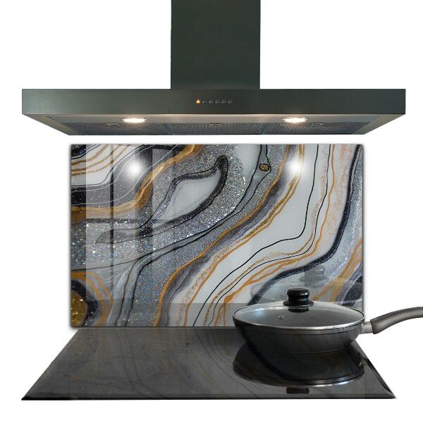 Glass printed splashbacks Marble stone texture