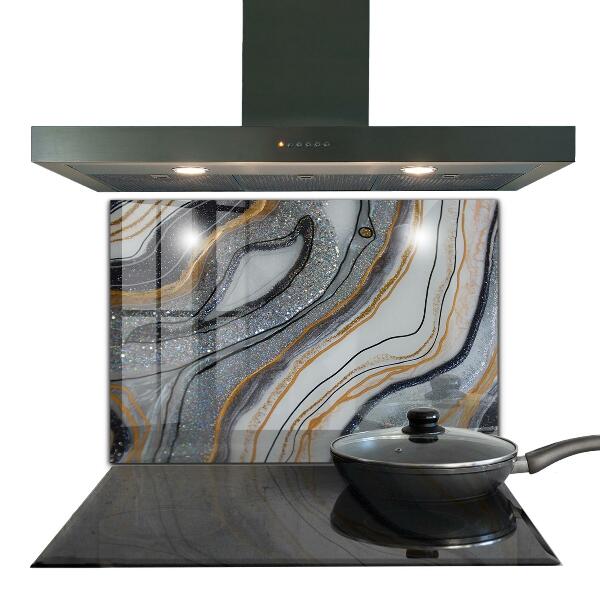 Glass printed splashbacks Marble stone texture