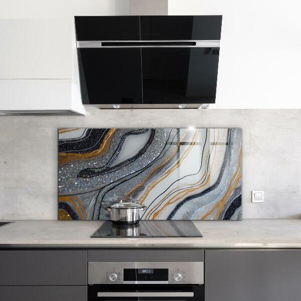 Glass printed splashbacks Marble stone texture
