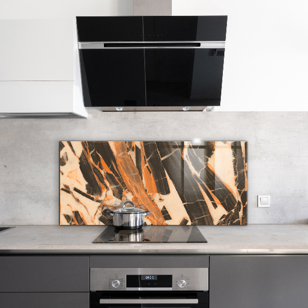 Glass printed splashbacks Natural stone composition