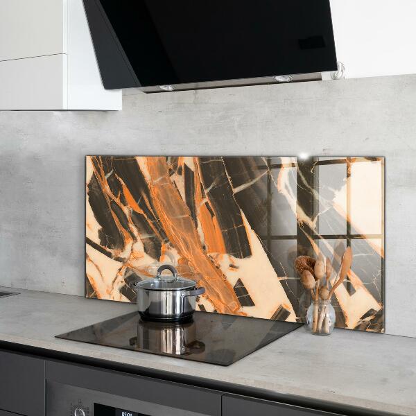 Glass printed splashbacks Natural stone composition