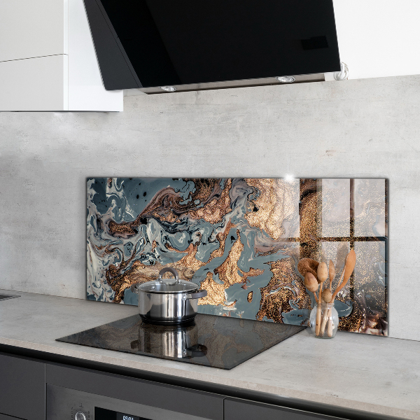 Glass printed splashbacks Marble art abstract