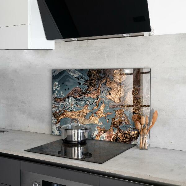 Glass printed splashbacks Marble art abstract
