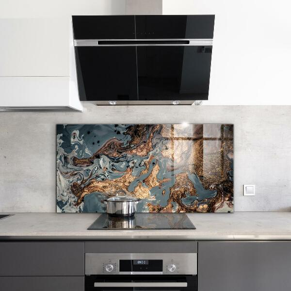 Glass printed splashbacks Marble art abstract