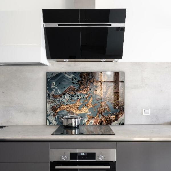 Glass printed splashbacks Marble art abstract