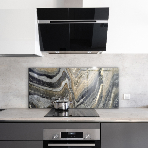 Glass printed splashbacks Granite stone marble texture