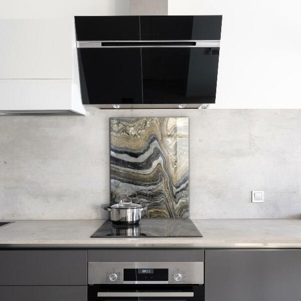 Glass printed splashbacks Granite stone marble texture