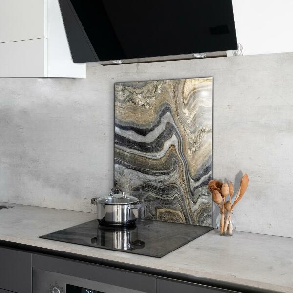 Glass printed splashbacks Granite stone marble texture