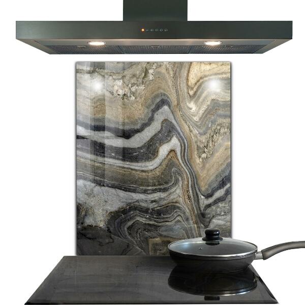 Glass printed splashbacks Granite stone marble texture