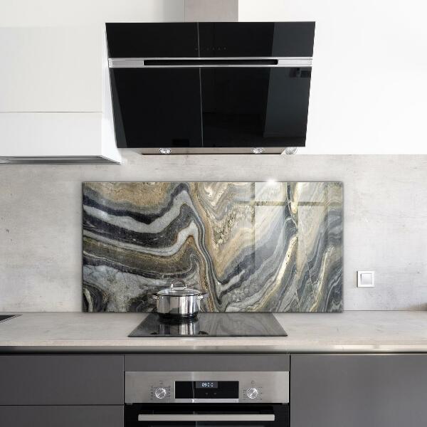 Glass printed splashbacks Granite stone marble texture