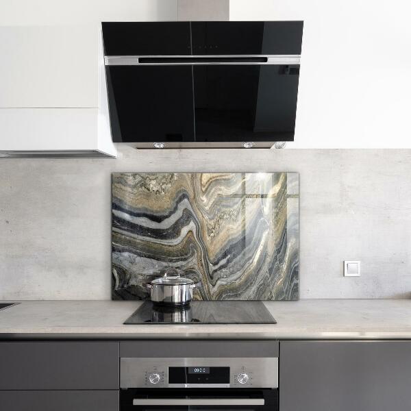 Glass printed splashbacks Granite stone marble texture