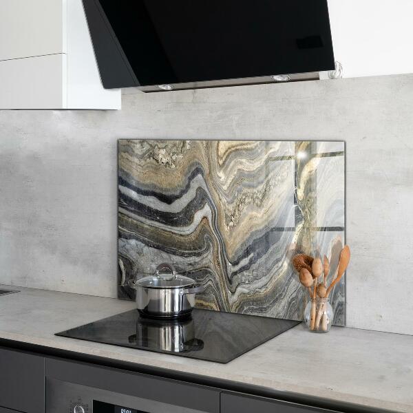 Glass printed splashbacks Granite stone marble texture