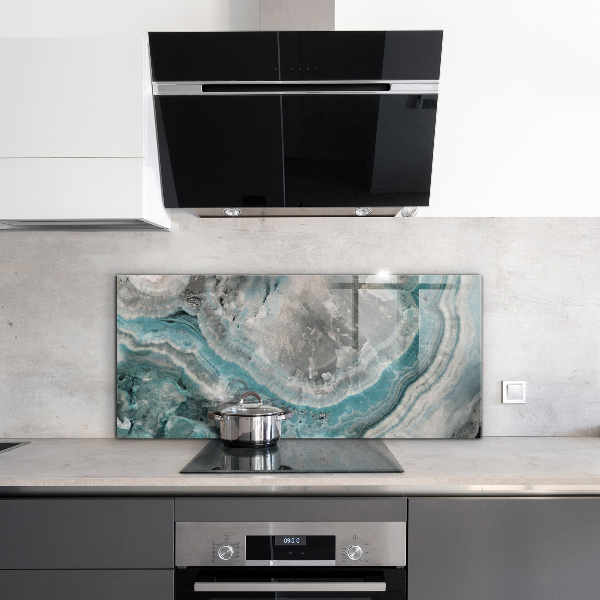 Kitchen wall panels Abstract color swirl pattern