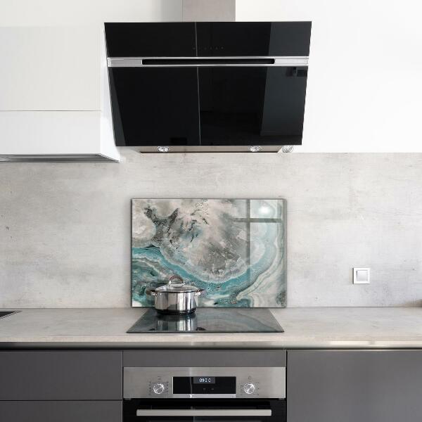 Kitchen wall panels Abstract color swirl pattern