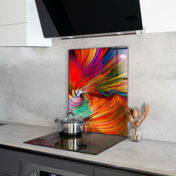 Kitchen wall panels Energetic color mix