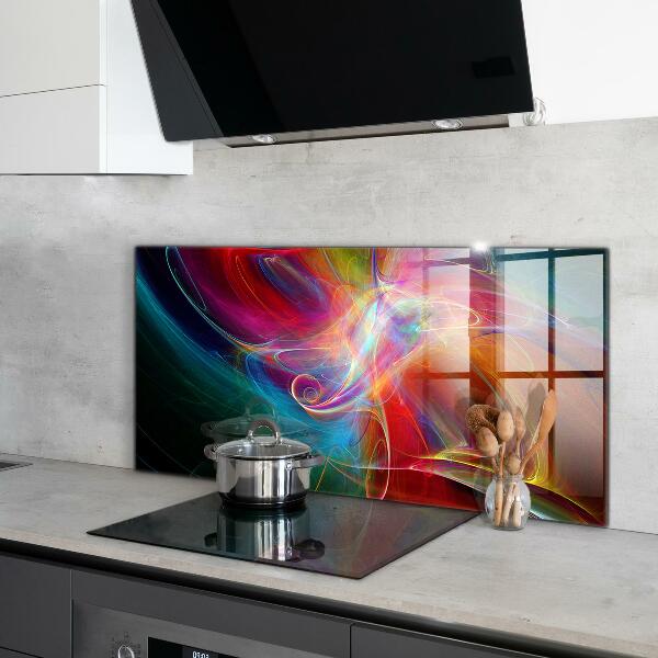 Kitchen wall panels Energetic color mix