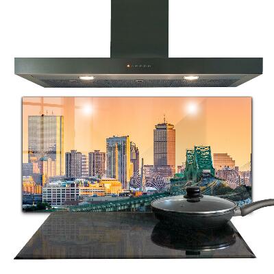 Kitchen glass panel Boston massachusetts