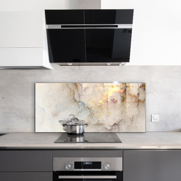 Hob splashback Abstract marble