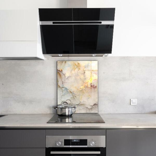 Hob splashback Abstract marble