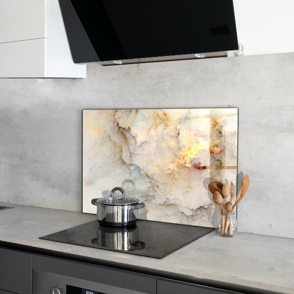 Hob splashback Abstract marble