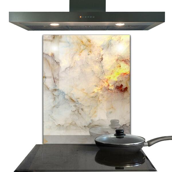 Hob splashback Abstract marble