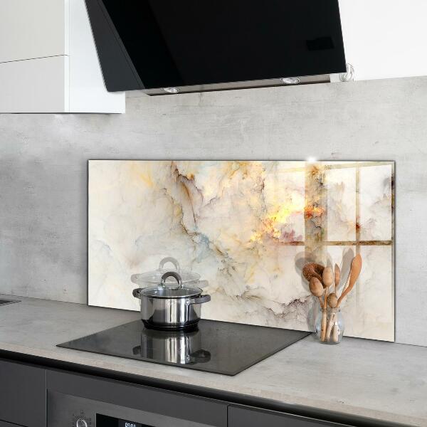 Hob splashback Abstract marble