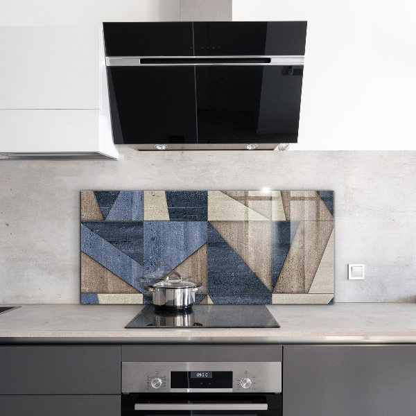 Hob splashback Geometric abstraction