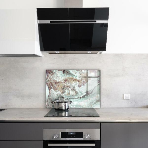 Hob splashback Marble stone texture