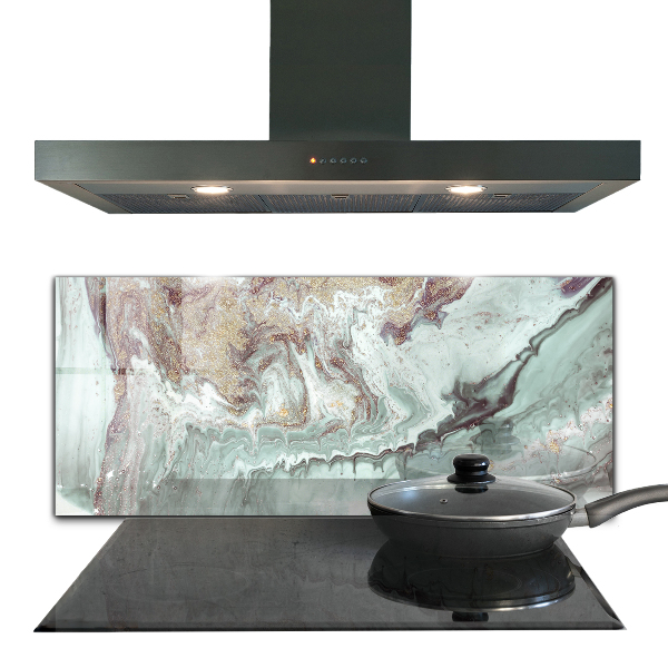 Hob splashback Marble stone texture