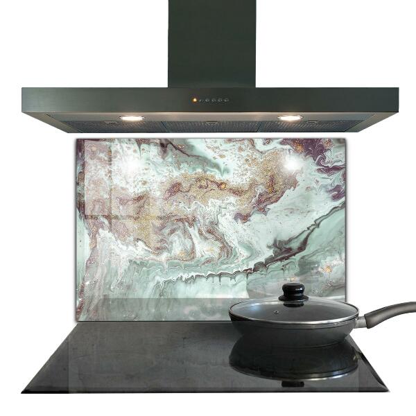 Hob splashback Marble stone texture
